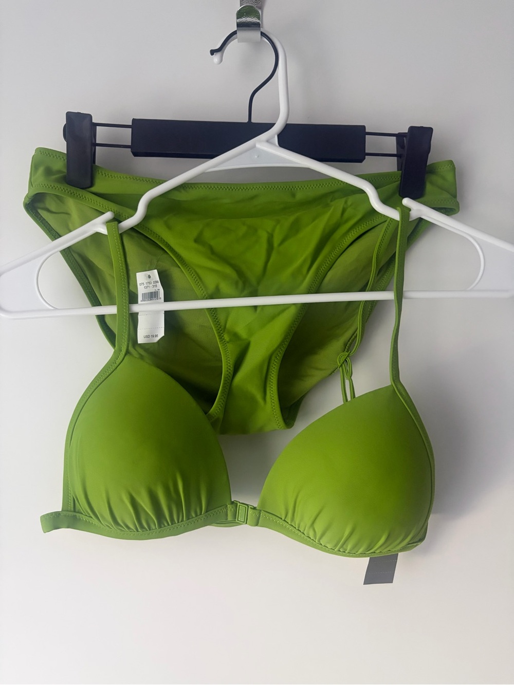 aerie Green Padded Triangle Bikini Set - S/M Resortwear